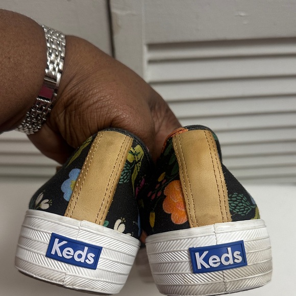 Keds Black Floral Slip-On Sneakers - Picture 6 of 6